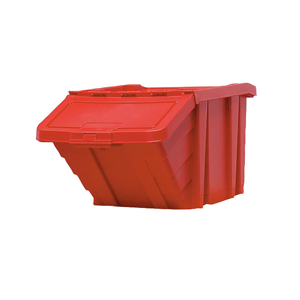 Red H/Duty Storage Bin/Lid 369045