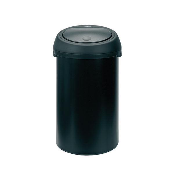 50 Litre Black Touch Top Bin 374038