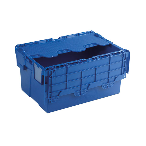 Attached Lid Containr 54L Blu 375815