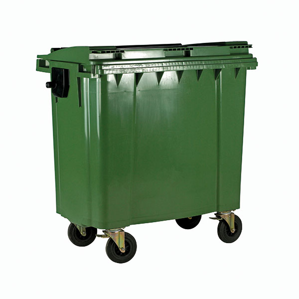 1100L Grn Wheeled Bin / Lid 377395