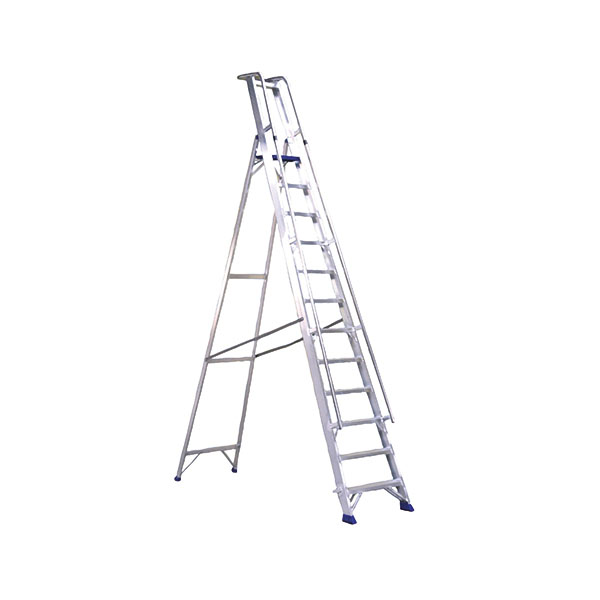 Aluminium 10 Step Ladder/Platform