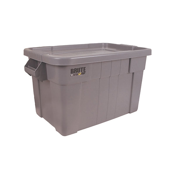 Brute Tote Box/Lid 75L Grey 382216