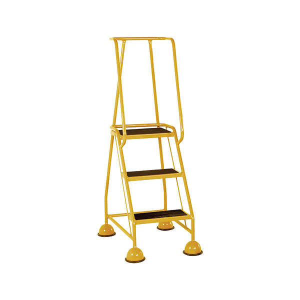 Yellow 3 Tread Step Ladder 385137