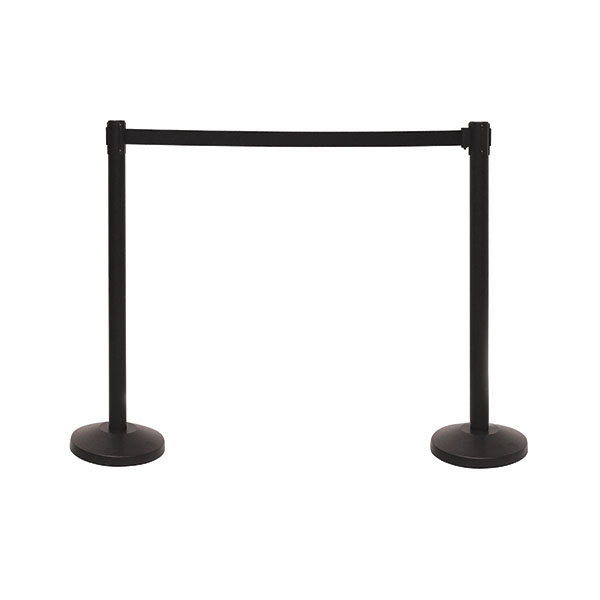 VFM Barriers with 3.4m Belt Blk Pk2