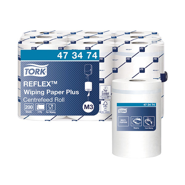 Tork Reflex Mini 2Ply Pk9 White