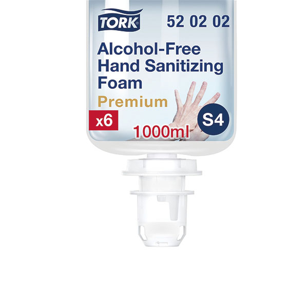 Tork Alc-Free Foam Sanits 1000ml Pk6