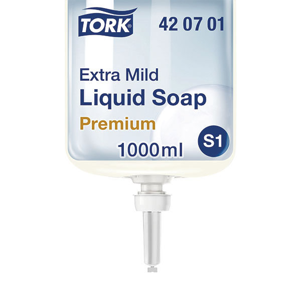 Tork S1 Prem Soap Liq Ex Mild Pk6 4