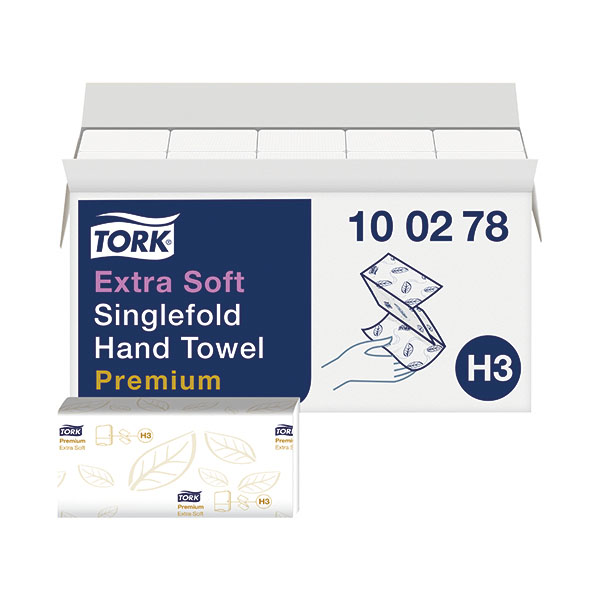Tork H3 Single Fold Hand Towel Pk15