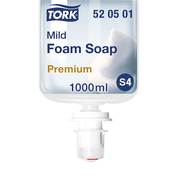 Tork Mild Foam Soap 1L 520501 Pk6