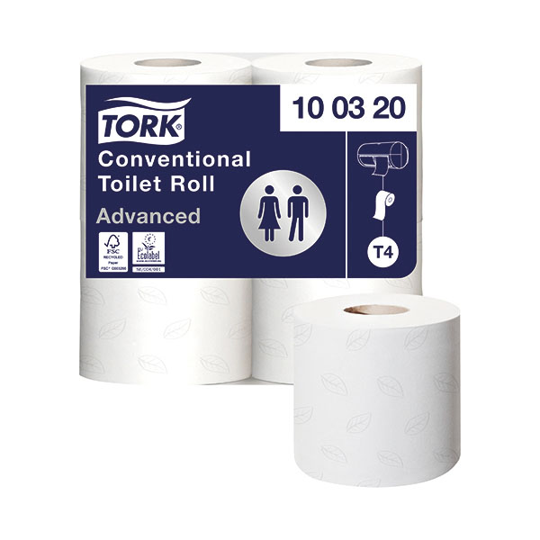 Tork Conventi Toilet Roll Wht Pk36