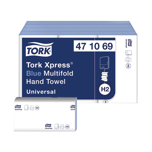 Tork Exp Blu Multifold H/Towel Pk12