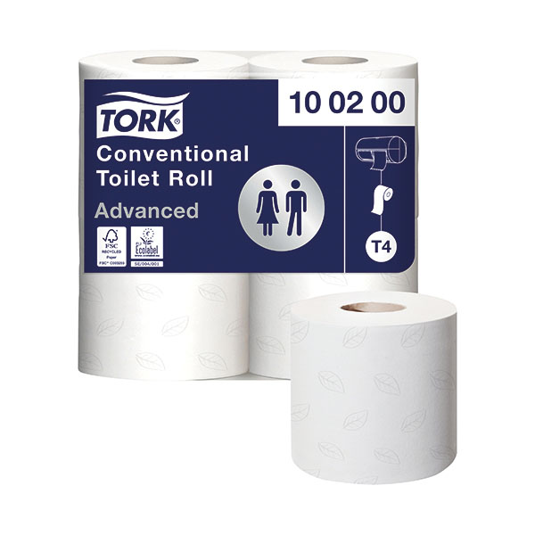 T4 Convent Toilet Roll 2Ply Wht Pk36