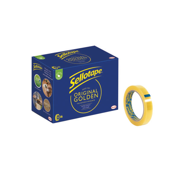 Sellotape Golden 18mm Tape Pk16