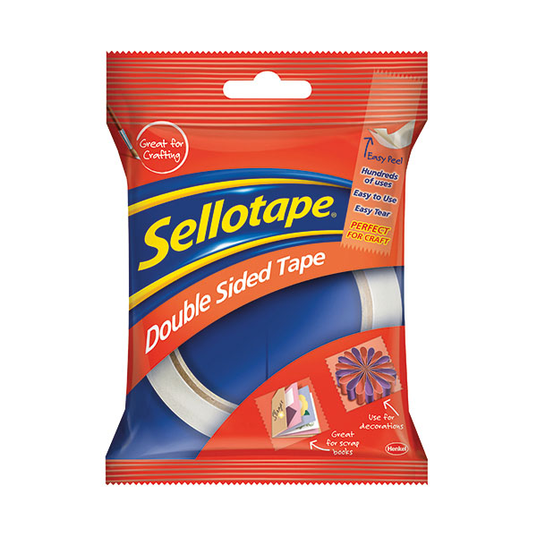 Sellotape Doublesided Tape Pk 6