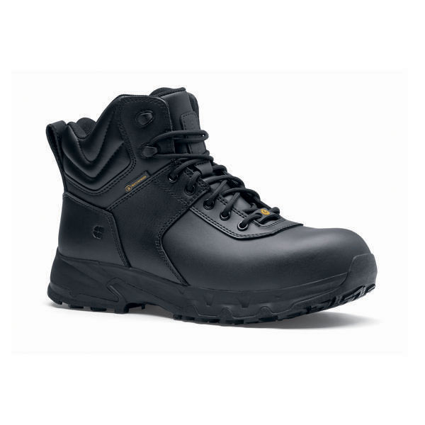Guard Unisex Mid Lthr Boot Blk 4