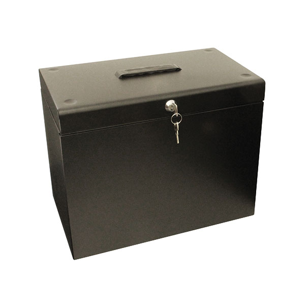 Cathedral A4 File Box Black A4Bk