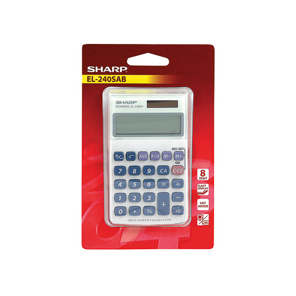 Sharp EL240L Handheld Calulator