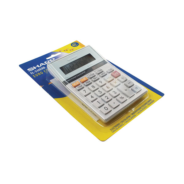 Sharp EL-330ERB Calculator 8-digit