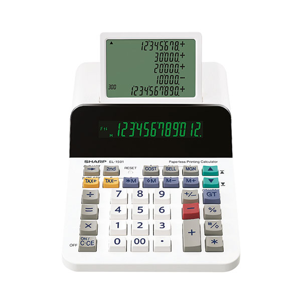 Sharp EL1501 Paprless Printing Calc