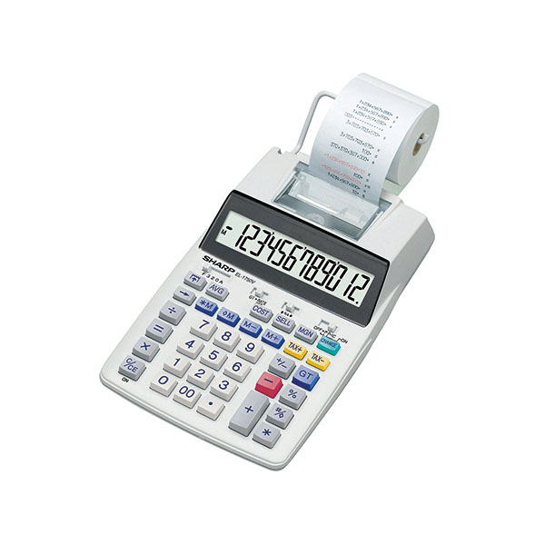 Sharp El1750V Printing Calculator