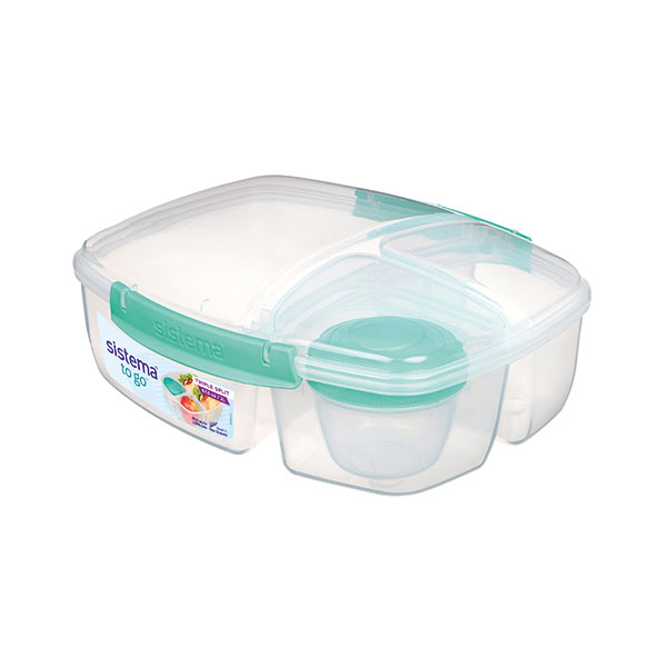 Sistema 3 Split Lunch Box+Yog Pot 2L