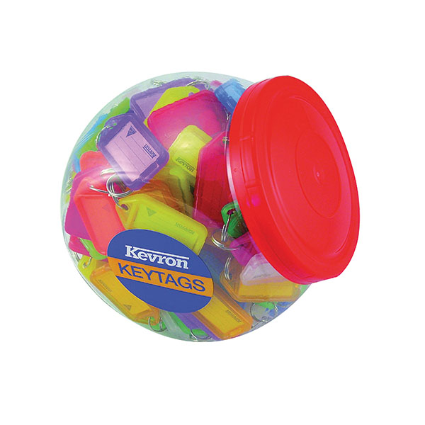 Kevron Clicktab Keyring Tub 150 Ast