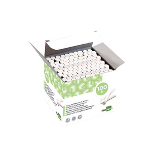 Dustless Chalk White 100 Piece Box 77662