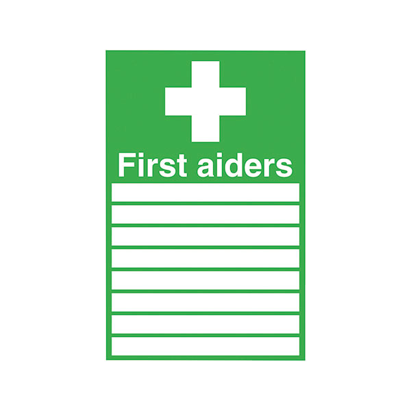 Signslab 300X200 First Aiders Pvc