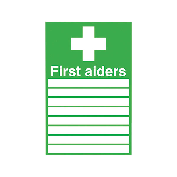 Signslab 300X200 First Aiders Pvc