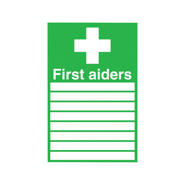 Signslab First Aiders S/A 300x200