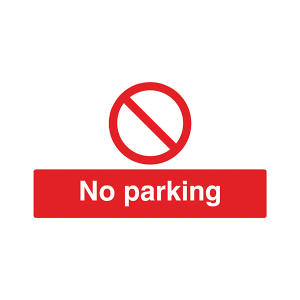 Signslab No Parking Pvc Ml01929R