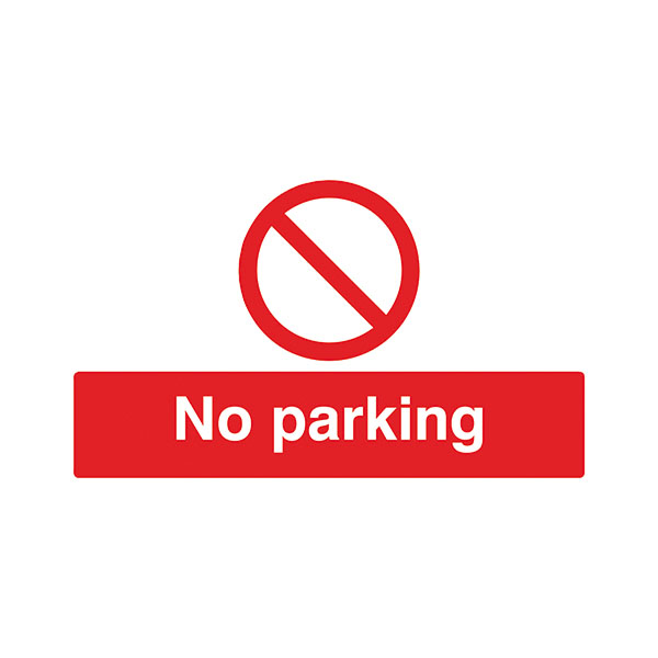 Signslab No Parking Pvc Ml01929R