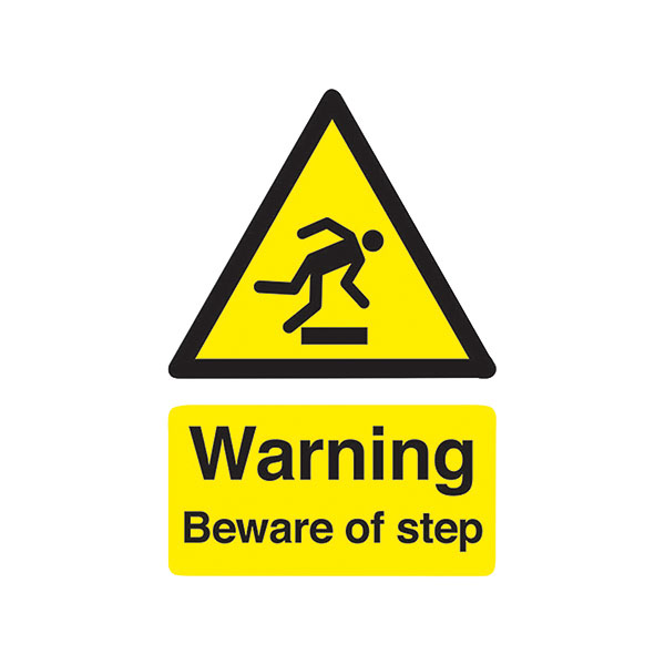 Signslab A5 Beware Of Step S/A