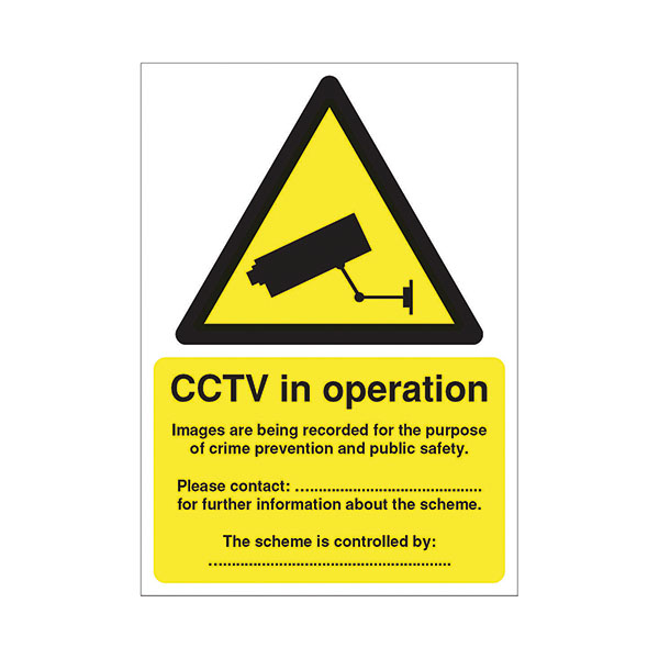 Signslab A5 Dpa Compliant CCTV S/A