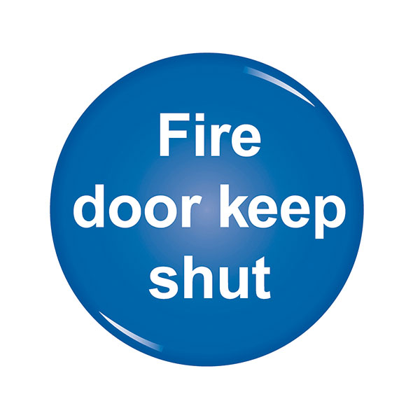 Signslab Fire Door Keep Shut Symbol