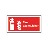 Sign Fire Extinguisher S/A 100x200mm