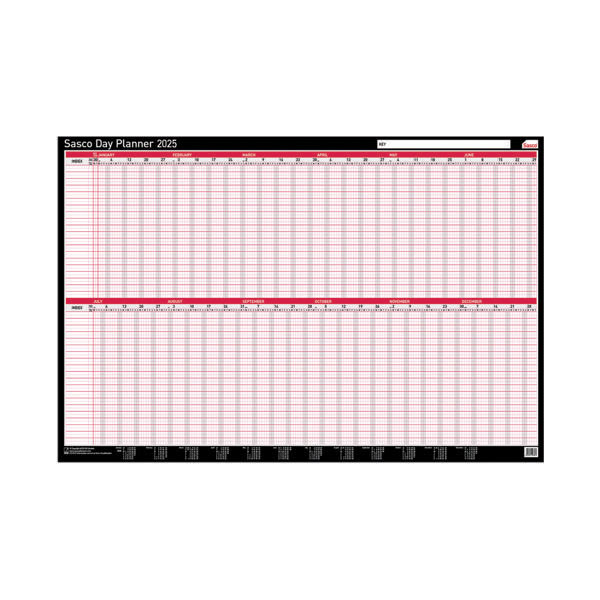 Sasco Day Planner Mounted 2025