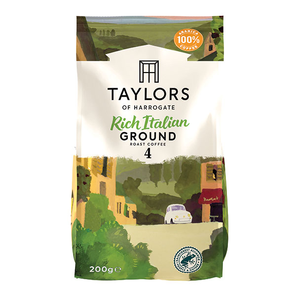 Taylors Rich Italian Grd Coffee 200g