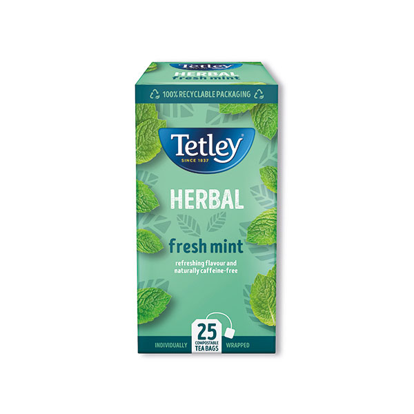 Tetley Mint Infusion Tea Bags Pk25