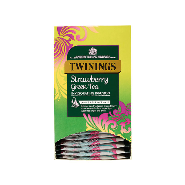 Twinings Strawb/Grn Tea Bags Pk15