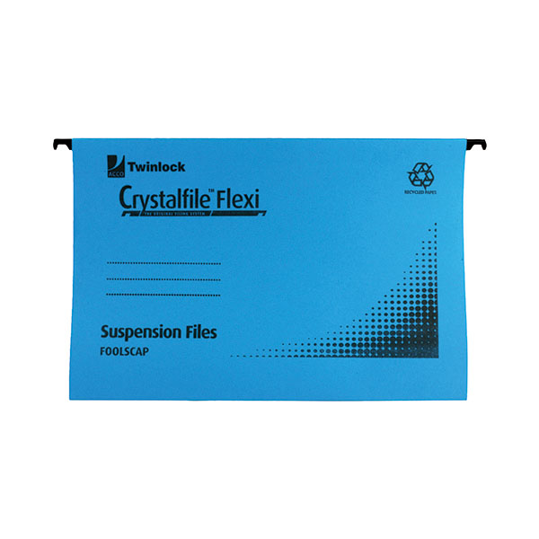 Rexel Crystalfile Flx Std Fc Blu P50