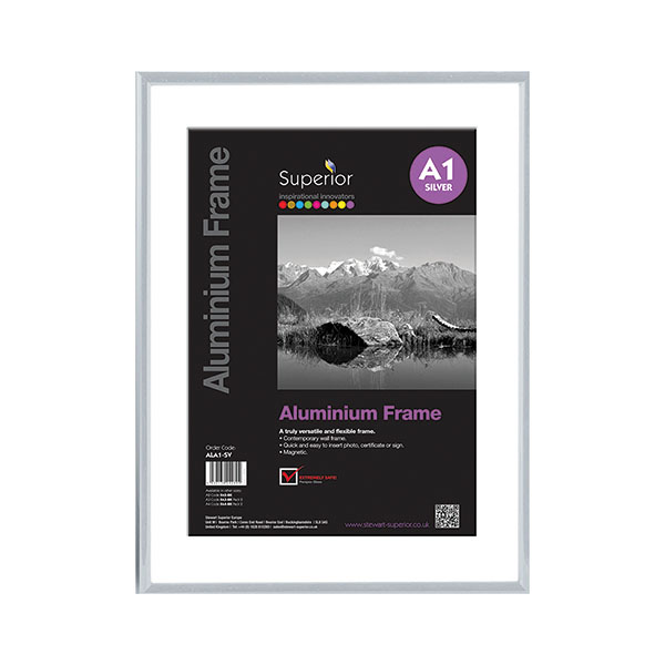 Seco Brushed Alum Frame 11mm A1 Slv