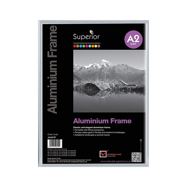 Seco Brushed Alum Frame 11mm A2 Slv