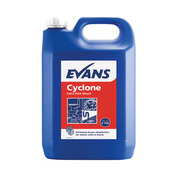 Evans Cyclone Ex Thick Bleach 5L Pk2