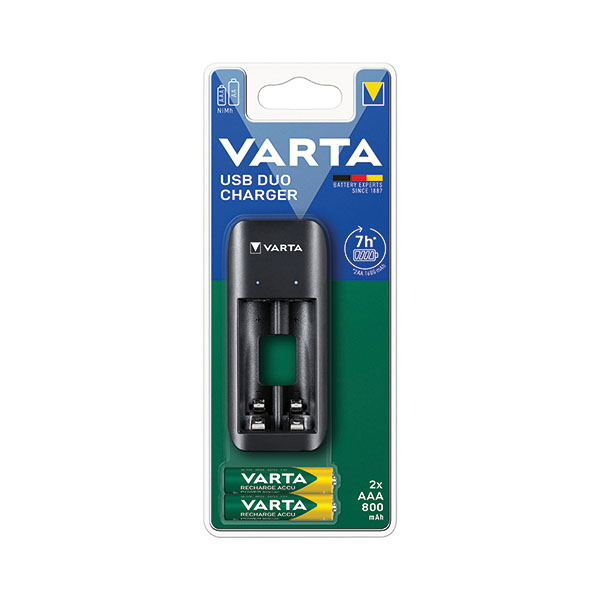 Varta USB Duo Chg AA/AAA + 2 AAA Bat