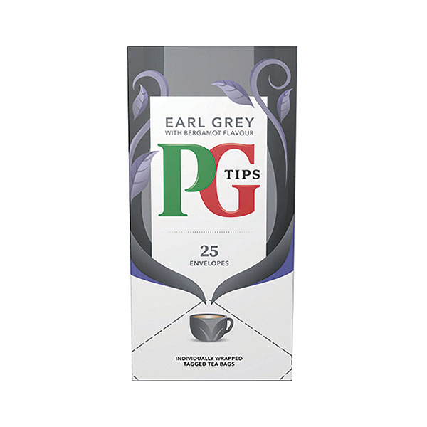 PG Tips Earl Grey Env Tea Bags Pk25