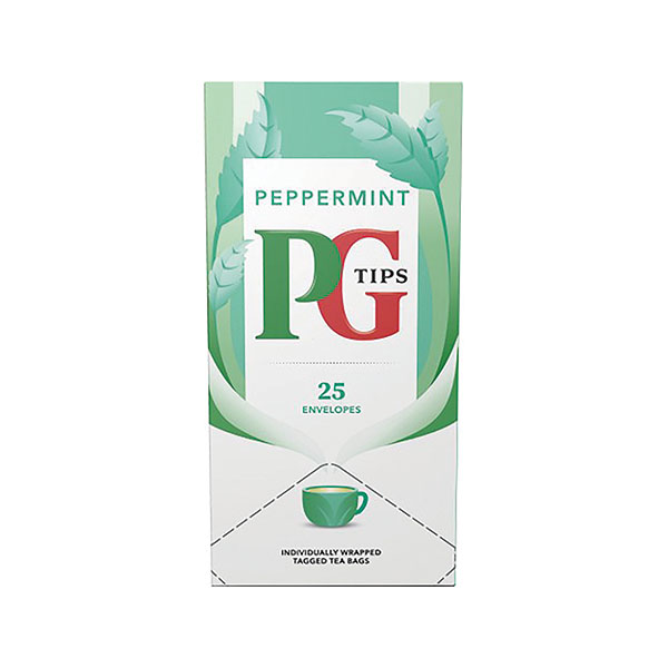 PG Tips Peppermint Env Tea Bags Pk25