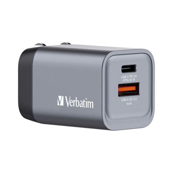 Verbatim GaN 35W 2 Port Charger