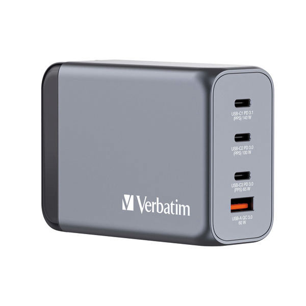 Verbatim GaN 240W 4 Port Charger