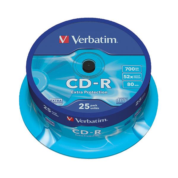 Verbatim CD-R Nonprintable Spd Pk25